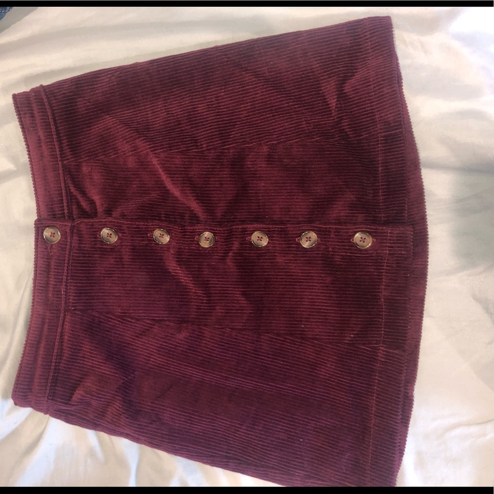 Red skirt